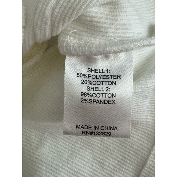 Superdown White Cotton Corset Midriff T Top XS - Picture 7 of 8